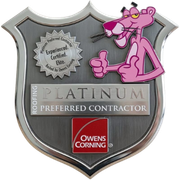 Owens Corning Platinum Preferred Contractor